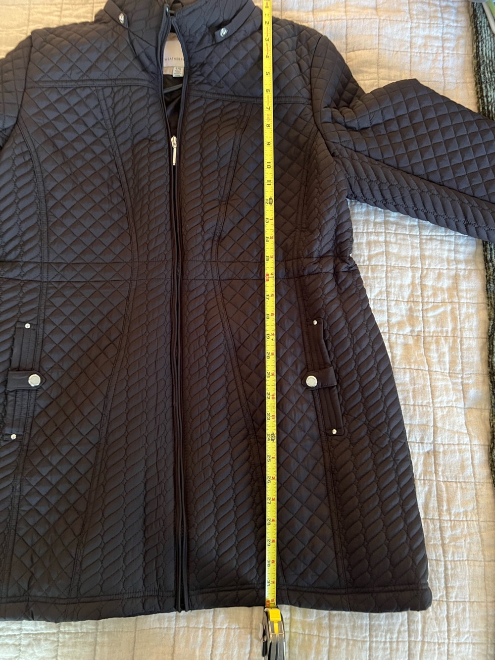 Black Quilted Jacket L - Picture 10 of 13